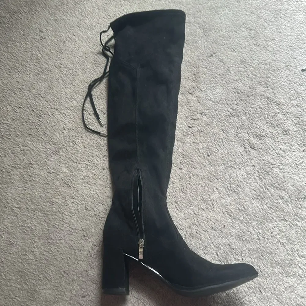 Marc Fisher LTD Womens Octavie Over-The-Knee Boots Black!